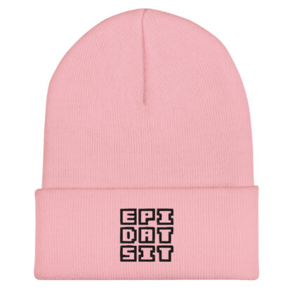 Black on pink - beanie - Image 2