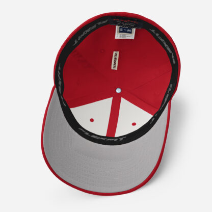 Embroidered Haitian Emblem Fitted Hat - Image 6