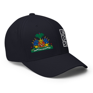 Embroidered Haitian Emblem Fitted